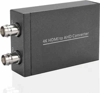 Produktbild von 4K HDMI zu AHD Konverter Adapter 480P 720P 1080P 4K30 4K60 HDMI zu AHD Video Konverter für Monitor HDTV DVR Konvertieren HDMI Video Signal zu AHD