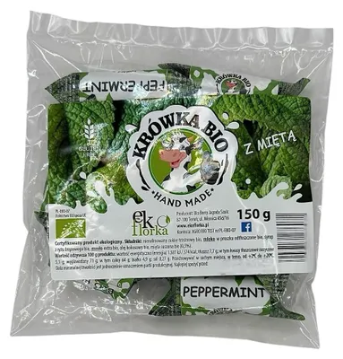 KRÓWKI Z MIĘTĄ BEZGLUTENOWE BIO 150 g - EKOFLORKA