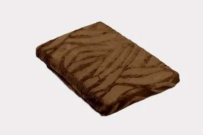 Immagine prodotto di Coperta SAVANNA 150x200 in microfibra jacquard marrone