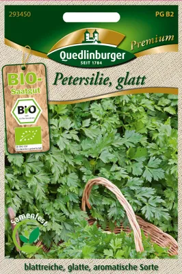 Produktbild von Petersilie glatt |  Petersiliensamen von Quedlinburger