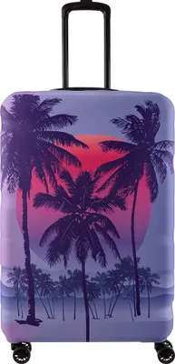 Produktbild von Franky Kofferhülle LC-10L Kratzschutz fürTrolley Spinner ca. 73-76 cm Palms