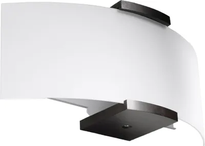 Produktbild von Wandleuchte EMILIO 2xE14 10W Holz/Glas 14x14x33cm Sollux Lighting