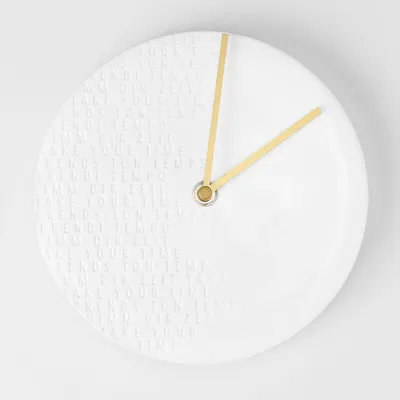 Produktbild von Räder Wanduhr Nimm dir Zeit D:18cm H:3,5cm