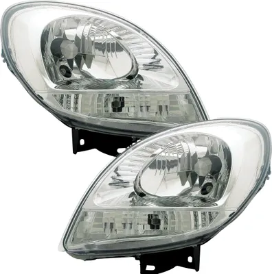 Produktbild von TYC Scheinwerfer Set für Renault Kangoo 1 Nissan Kubistar H4 Halogen LWR