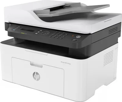 Produktbild von HP Laser MFP 137fwg, Drucken, Kopieren, Scannen, Faxen, Laser, Monodruck, 1200 x 1200 DPI, Monokopie, A4, Grau, Weiß