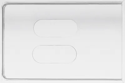 Produktbild von 5 x TRANSPARENTE Kartenhüllen für 2 Karten - Ausweishülle, Ausweisetui, Schutzhülle, Kreditkartenhülle
