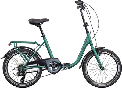 Produktbild von Legnano Falträder Limoges vouwfiets 20 Zoll 40 cm Unisex 6G Felgenbremse Grün