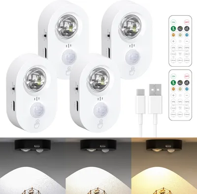 Obrázok produktu pre INF LED nočné svetlo s diaľkovým ovládaním biely