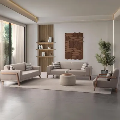 Zdjęcie produktu dla Zestaw sofa i fotel - styl, komfort i harmonia
