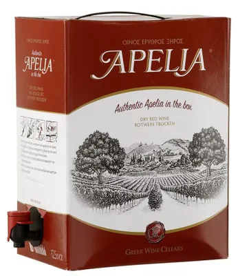 Produktbild von Apelia rot trocken 3,0l Bag-in-Box Kourtaki