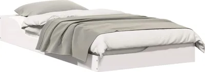 Obrázek produktu pro Rám postele Bílá 75 x 190 cm Masivní borové dřevo