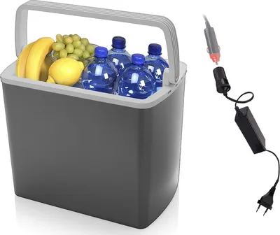 Produktbild von Mobile thermoelektrische 12V Camping Kühlbox fürs Auto mit Netzgleichrichter