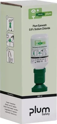 Produktbild von Plum Augenspülflasche 200 ml 3 Jahre (ungeöffnete Flasche) DIN EN15154-4