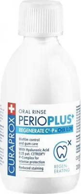 Produktbild von Curaprox perio Plus+ Regenerate ústna voda.Chx 0,09% 200 ml