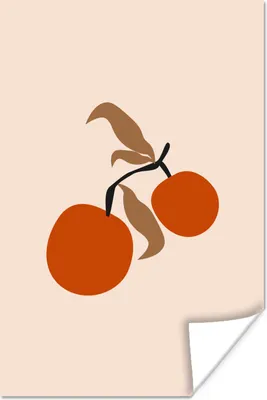 Produktbild von MuchoWow® Poster Sommer - Äpfel - Rosa 120x180 cm - Kunstposter