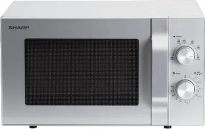Obrázok produktu pre Sharp R204S, Na pracovnú dosku, Sólo mikrovlnná rúra, 20 L, 800 W, Otočné, Strieborná