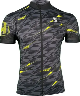 Produktbild von HAVEN Kurzarm Fahrradtrikot - SKINFIT NEO - Schwarz/Grün 2XL