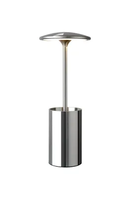 Produktbild von Tischleuchte LED POTT chrom - mit Stifteköcher - Ideal für Büro - 7W, 3000K, 455lm - 29cm