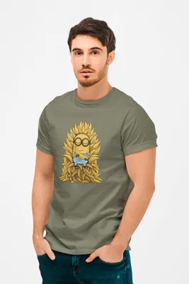 Produktbild von D&B Uni Polo  MO00031_Minions_MilitärGrün-Größe L