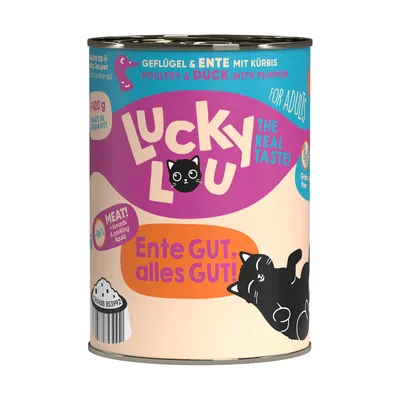 Produktbild von Lucky Lou Dose Lifestage Adult Geflügel + Ente 400g