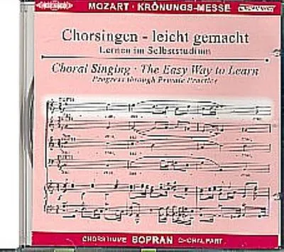 Produktbild von Messe C-Dur KV317 : CD Chorstimme Sopran und Chorstimmen ohne Sopran