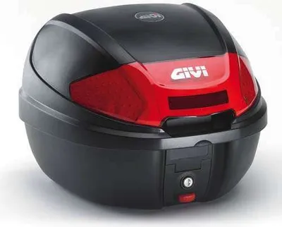 Image de Givi Topcase E300 - monolock avec plaque, noir mat, charge max 3 kg