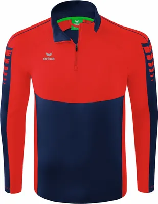 Produktbild von Erima Six Wings Trainingsoberteil New Navy/Rot - XXL