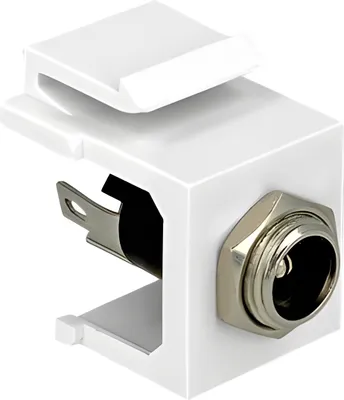 Produktbild von DeLOCK 86373, Metallisch, Weiß, DC 5.5 x 2.5 mm, 20,7 mm, 22 mm, 16,3 mm