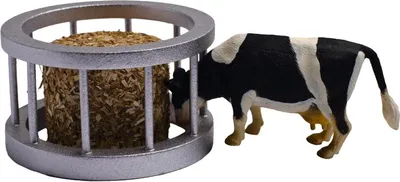 Produktbild von Futterstation - mit Kuh und Ballen