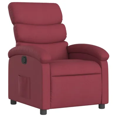 Produktbild von vidaXL Relaxsessel Weinrot Stoff