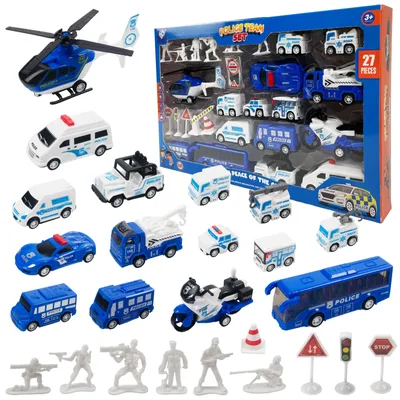 Image de Petites voitures pour enfants - Kit de police [898E-114]