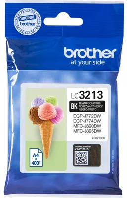 Produktbild von Original Tintenpatrone Brother LC3213BK Schwarz