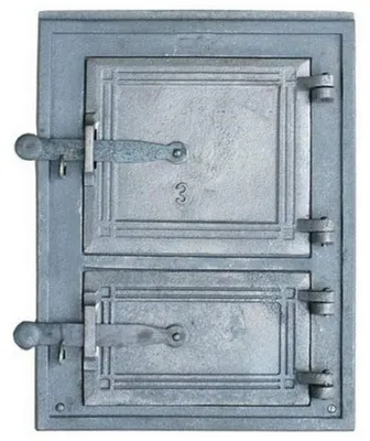 Produktbild von Ofentür Gusseisen Backofentür Holzofentür Kaminofentür Doppelte 38 X 29 CM 532