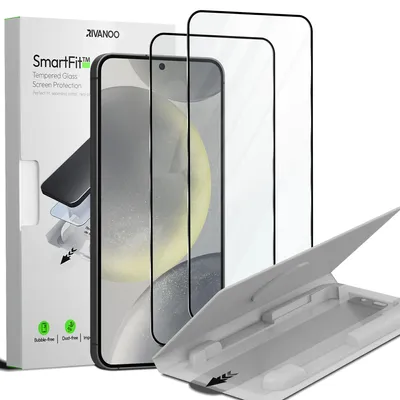 Zdjęcie produktu dla 2-pak Samsung S24 Szkło ochronne na ekran - Szkło hartowane | [Automatyczna instalacja] - Bez bąbelków