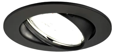 Produktbild von Ledvion LED Einbaustrahler Rund Schwarz 3W dimmbar Kaltweiss