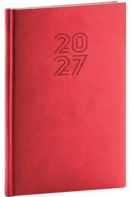 Imagen del producto de NOTIQUE. Agenda semanal. Aprint 2027. Color rojo. 15 x 21 cm