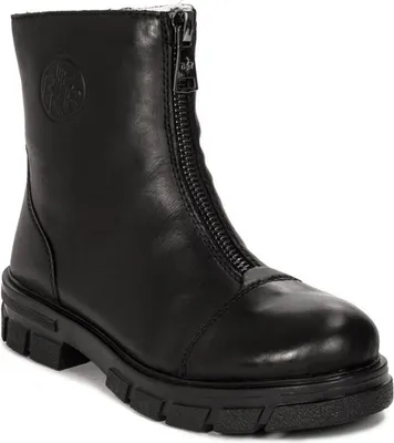 Produktbild von Rieker Damen Plateau Schuhe Schwarz Z915900, Absatz 4,5 cm, Antistress-Einlage