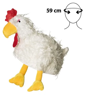 Produktbild von Boland 99941, Karnevalskostüm-Hut, Erwachsener, Uni, Huhn, Polyester, Rot, Weiß, Gelb