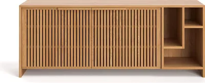 Produktbild von Conte-Kommode aus Massivholz 180 cm, Eiche, Modern