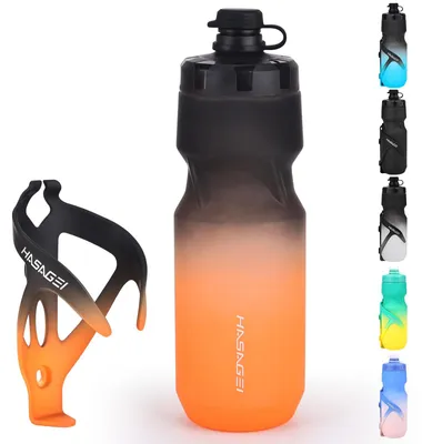 Produktbild von Fahrradflaschenhalter mit 680 ml Flasche, aus leichtem Material, rutschfest, für Mountainbike und Rennrad