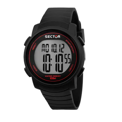 Produktbild von Sector Herren Digital Uhr Casual PUR Armbanduhr schwarz USE51543001