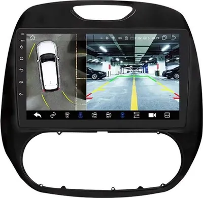 Image de Autoradio avec Bluetooth et caméra – CarPlay – Pour Renault Kaptur/Captur (2016-2019) – Compatible avec Apple et Android – Système stéréo – Navigation – Système de navigation automobile