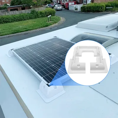 Produktbild von 100W Wohnmobil RV Set 12V Solarpanel Solarmodul Inselanlage Solaranlage Komplettpaket Solar Set mit Montage PV Halterung