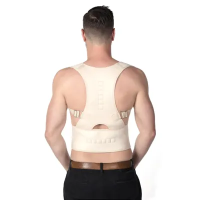 Image de Brandless ceinture de soutien dorsal taille L - XL blanc BSB001