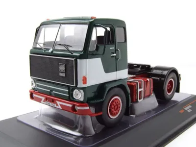 Produktbild von Volvo F 89 Zugmaschine 1970 grün weiß Modellauto 1:43 ixo models