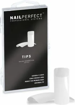 Produktbild von NailPerfect Accessoire NailPerfect Tips & Forms Salon Perfection Tips 100Tips