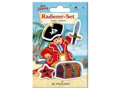 Produktbild von Spiegelburg Radierer-Set Capt'n Sharky