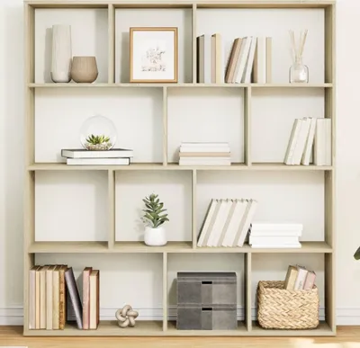 Produktbild von Möbel Bücherregal Sonoma-Eiche 132x29x141,5 cm Holzwerkstoff - Bücherregale 3310309