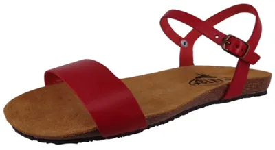 Immagine prodotto di Sandali comfort da donna Plakton MAM ABMO Vaquetilla 575725 Rosso