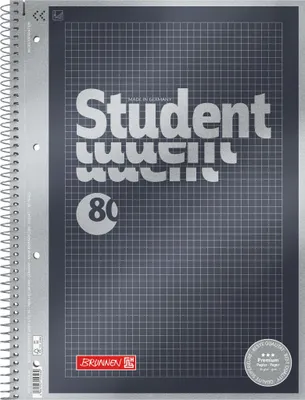 Image de BRUNNEN 10691444 Collegeblock A4 kariert mit Rahmen Premium